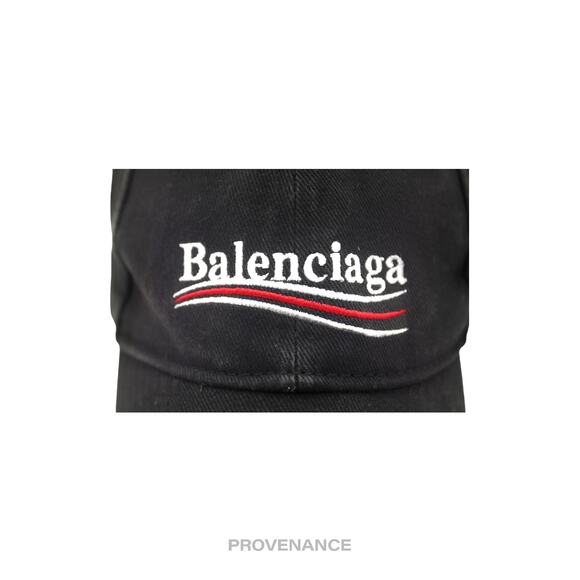 🔴 Balenciaga Political Campaign Cap Hat - Washed Black - Picture 12 of 12